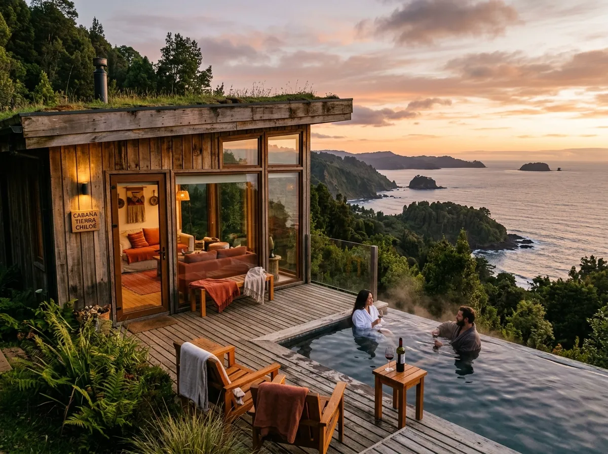 Cabaña Superior con ventanal al mar — MR.COM Soluciones